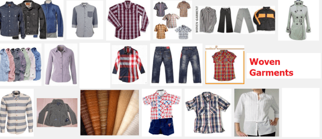 difference between knitted and woven garments woven garments